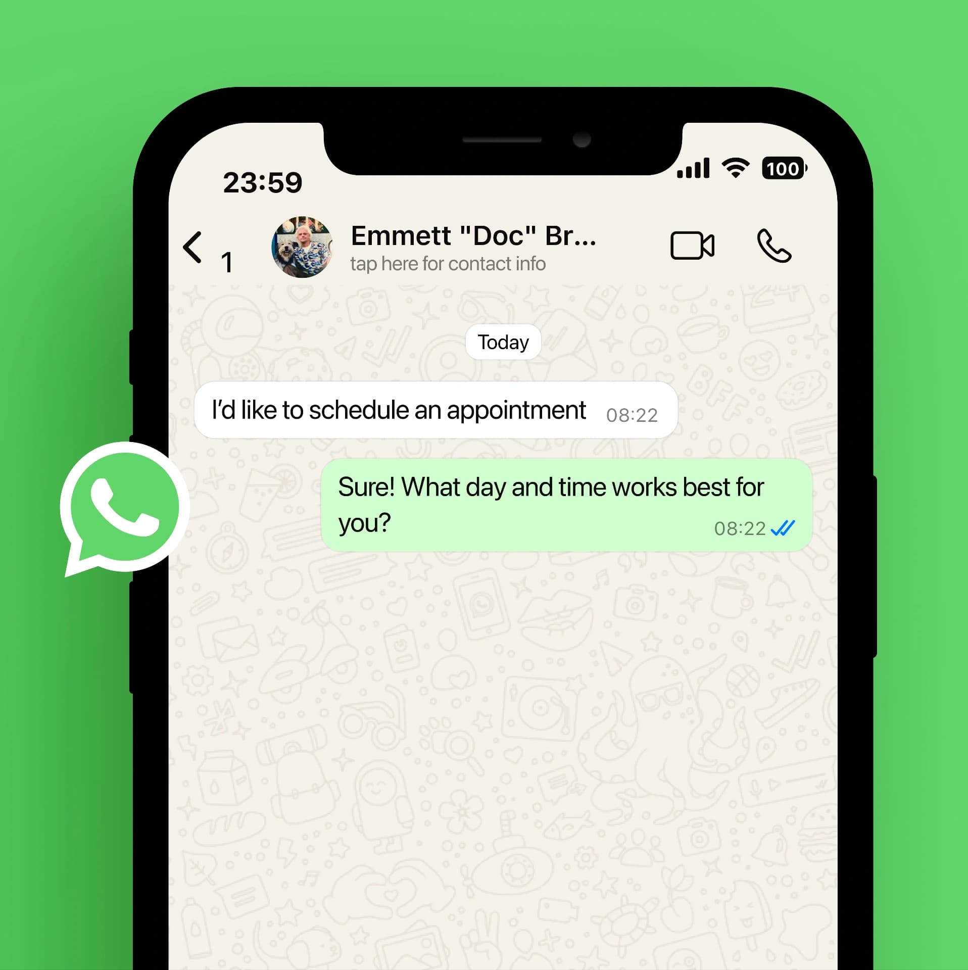 Replies on WhatsApp and SMS instantly